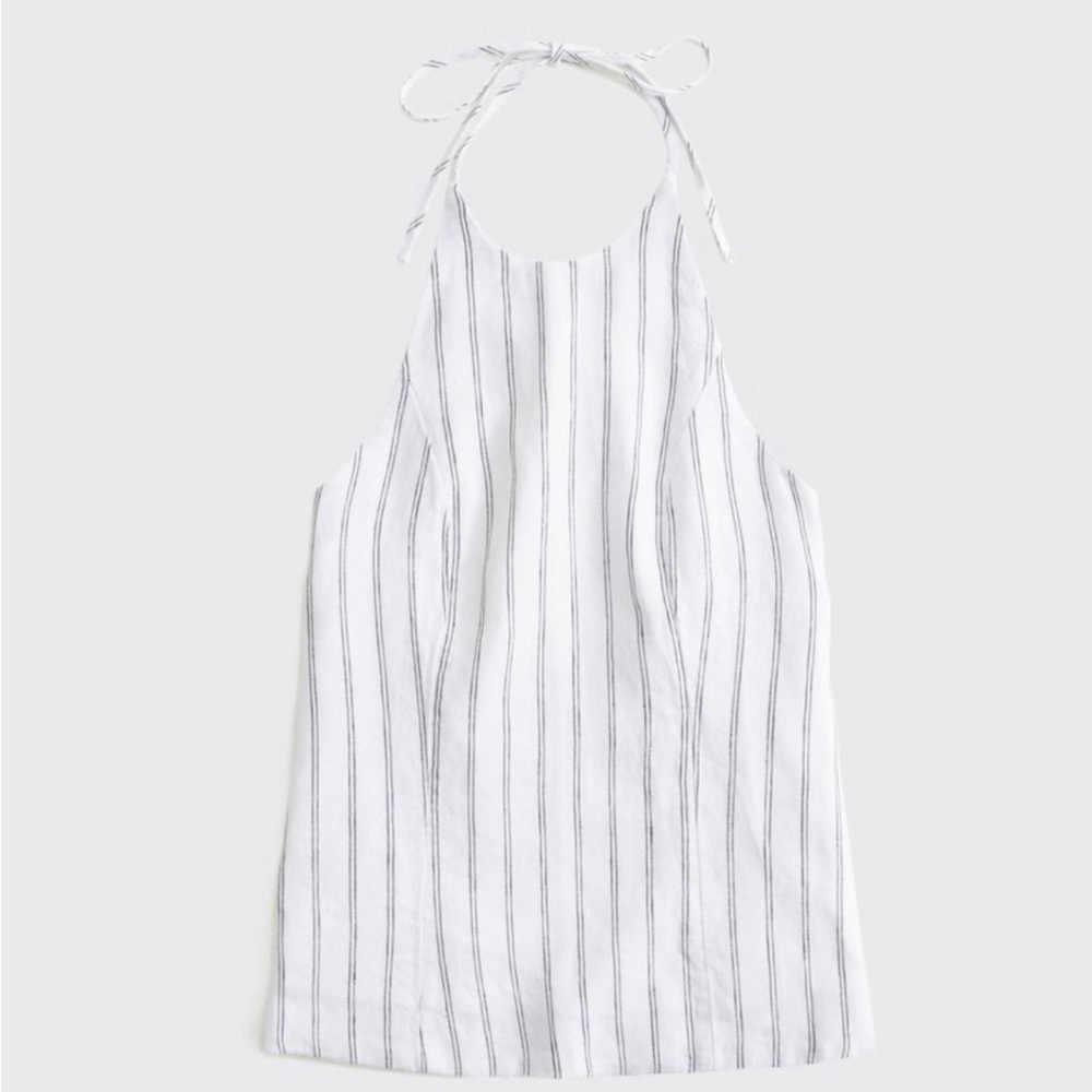 Linen Halter Top